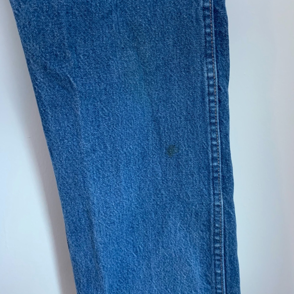 Vintage Wrangler High Waisted Denim Blue Jeans A18 - Picture 6 of 9